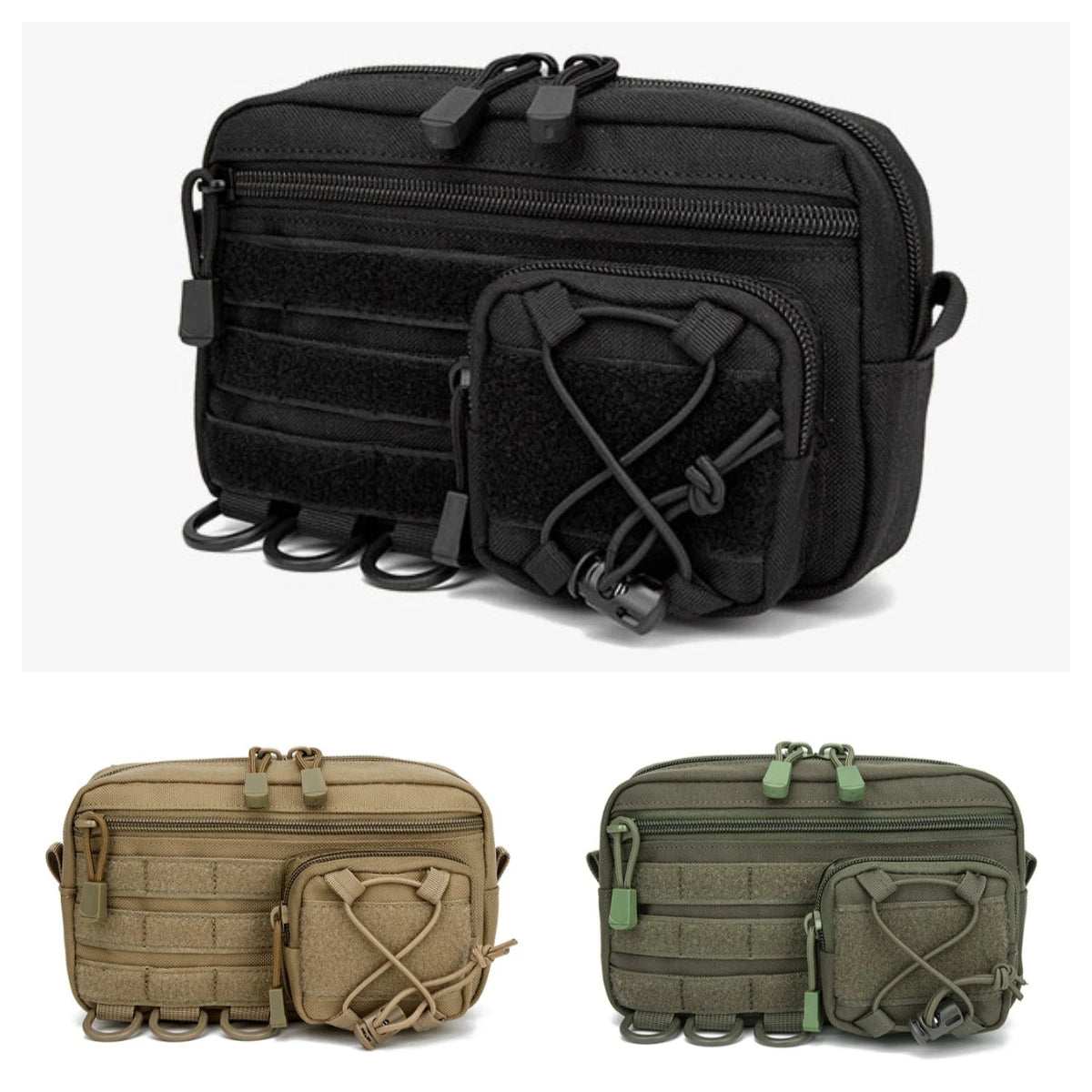 1000D EDC MOLLE Organizer Pouch – Rugged Utility for Tactical & Outdoor Gear