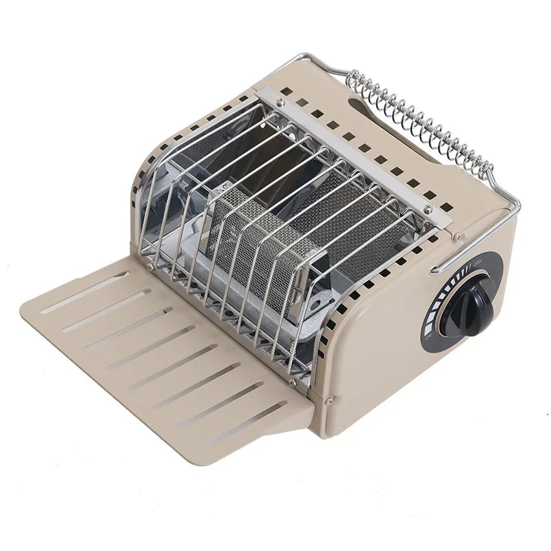 Outdoor Mini Heating Stove – Portable Camping Gas Heater for Fishing, Car Use & Winter Camping