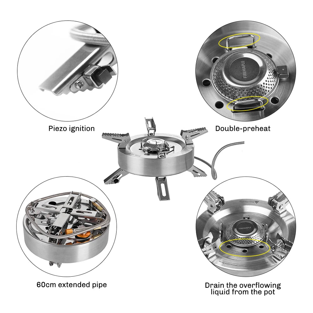 Fire Maple Saturn Split Gas Burner – High-Power Outdoor Stove