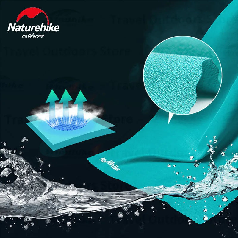 Naturehike Quick-Drying Microfiber Towel – Ultralight Sports Towel for Hiking and Backpacking