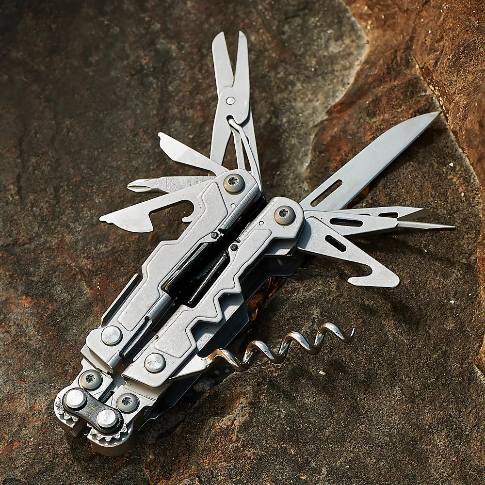 SOG PowerLitre 19-in-1 Mini Multi-Tool – Compact EDC for Outdoor Survival