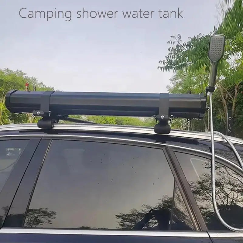 High quality car camping shower water tank, off-road car roof shower, camping outdoor mobile shower water tank