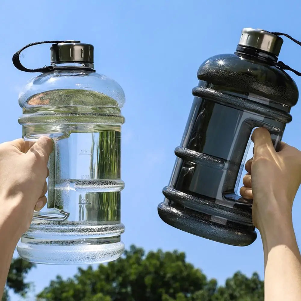 2L Large‑Capacity Bottle -Durable PETG Gallon Water Bottle with Handle & Shaker Function