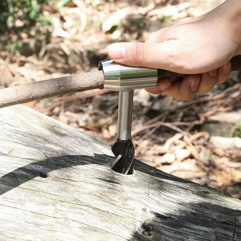 Auger Wrench Outdoor Survival Hand Drill – Essential Bushcraft Tool