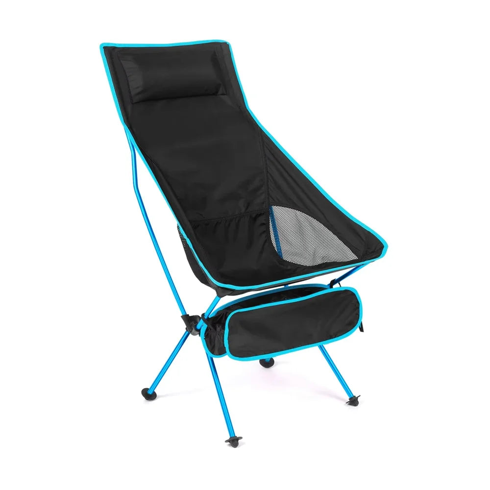 Ultralight Folding Chair – Portable & Extended Comfort for Camping, Fishing & More