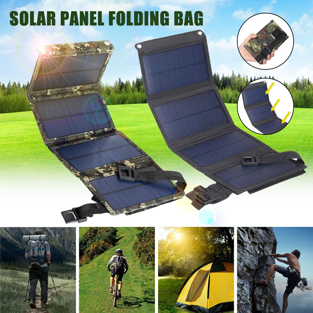 Portable High?Efficiency Solar Charger ? Lightweight, Waterproof Power for the Outdoors